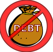 no debt