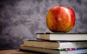 apple and books